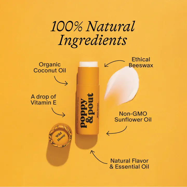 Poppy & Pout Wild Honey Lip Care Duo