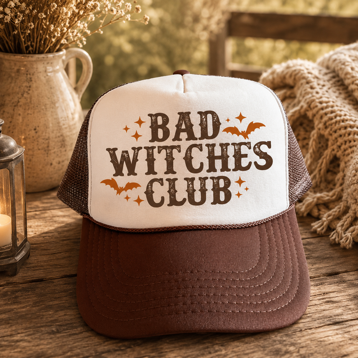 Bad Witches Club Trucker Hat