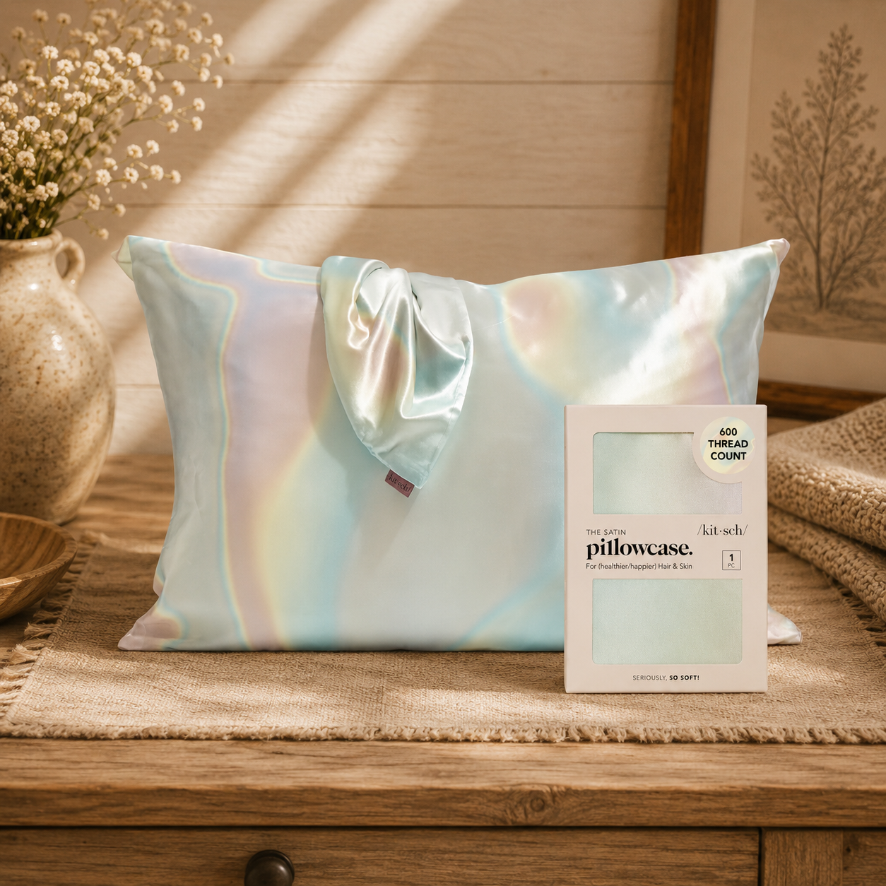 Satin Pillowcase Standard – Assorted Styles