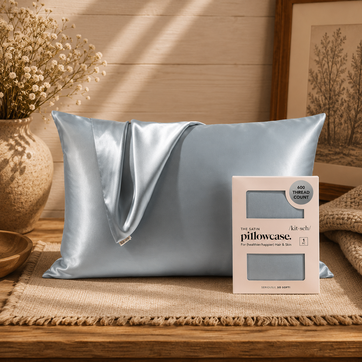 Satin Pillowcase Standard – Assorted Styles