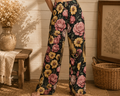 Floral Noir Cheetah Pants