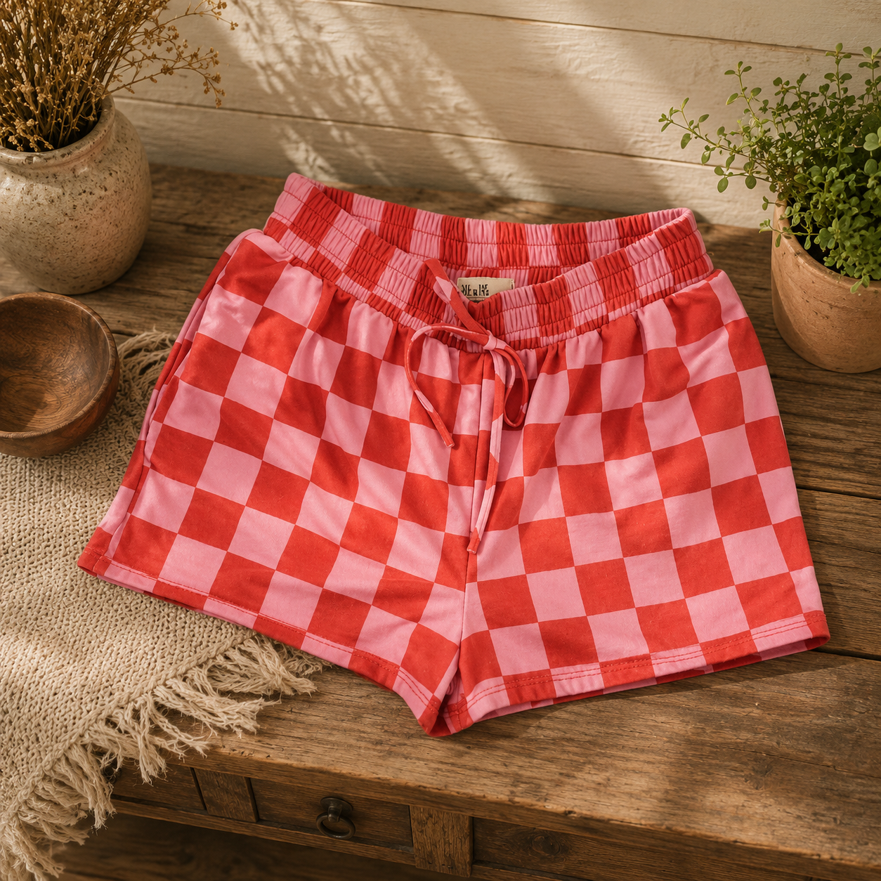 Checkered Shorts