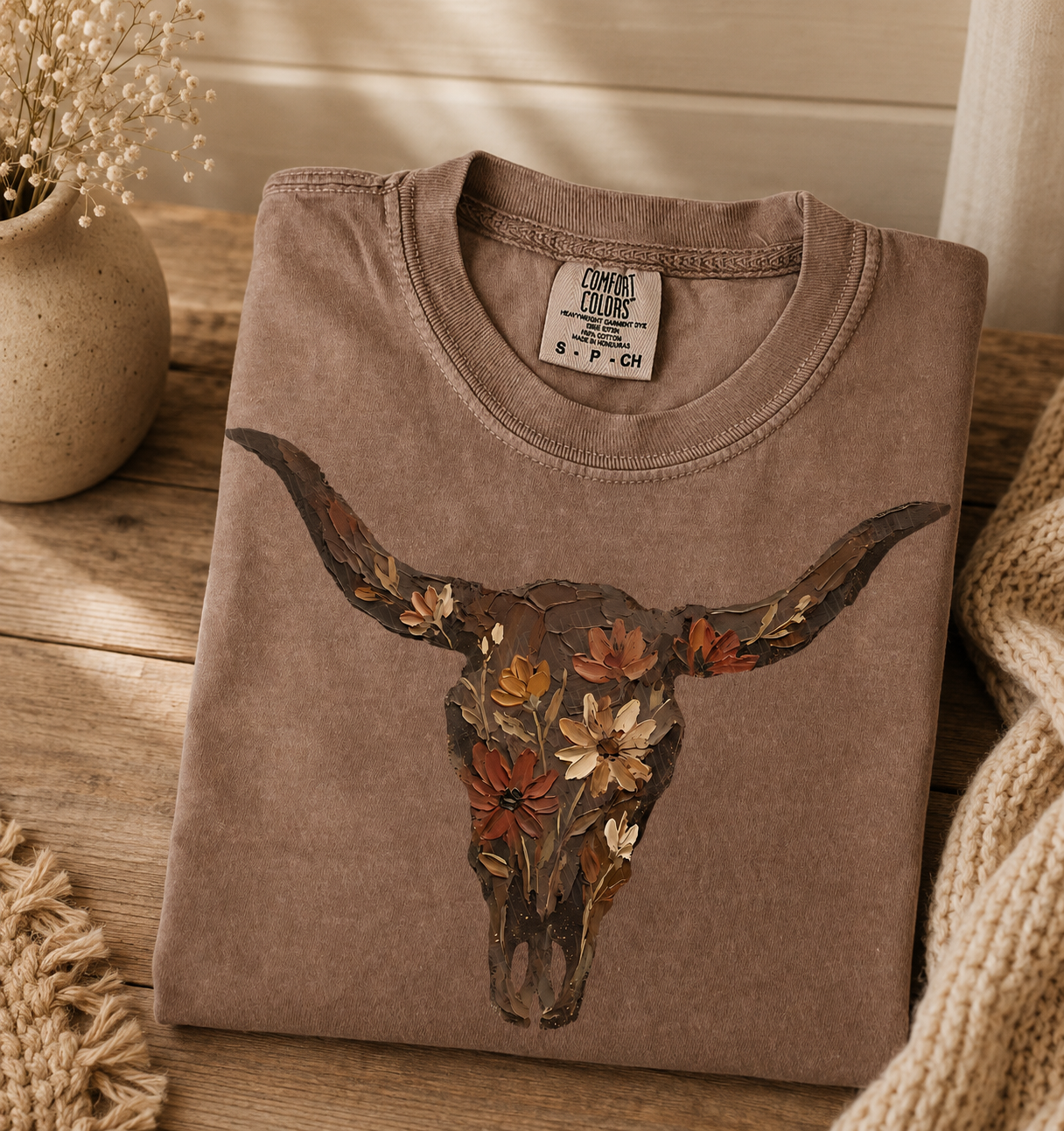 Lone Star Longhorn Fall Western Graphic Tee
