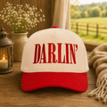 Darlin' Two-Tone Corduroy Embroidered Baseball Cap