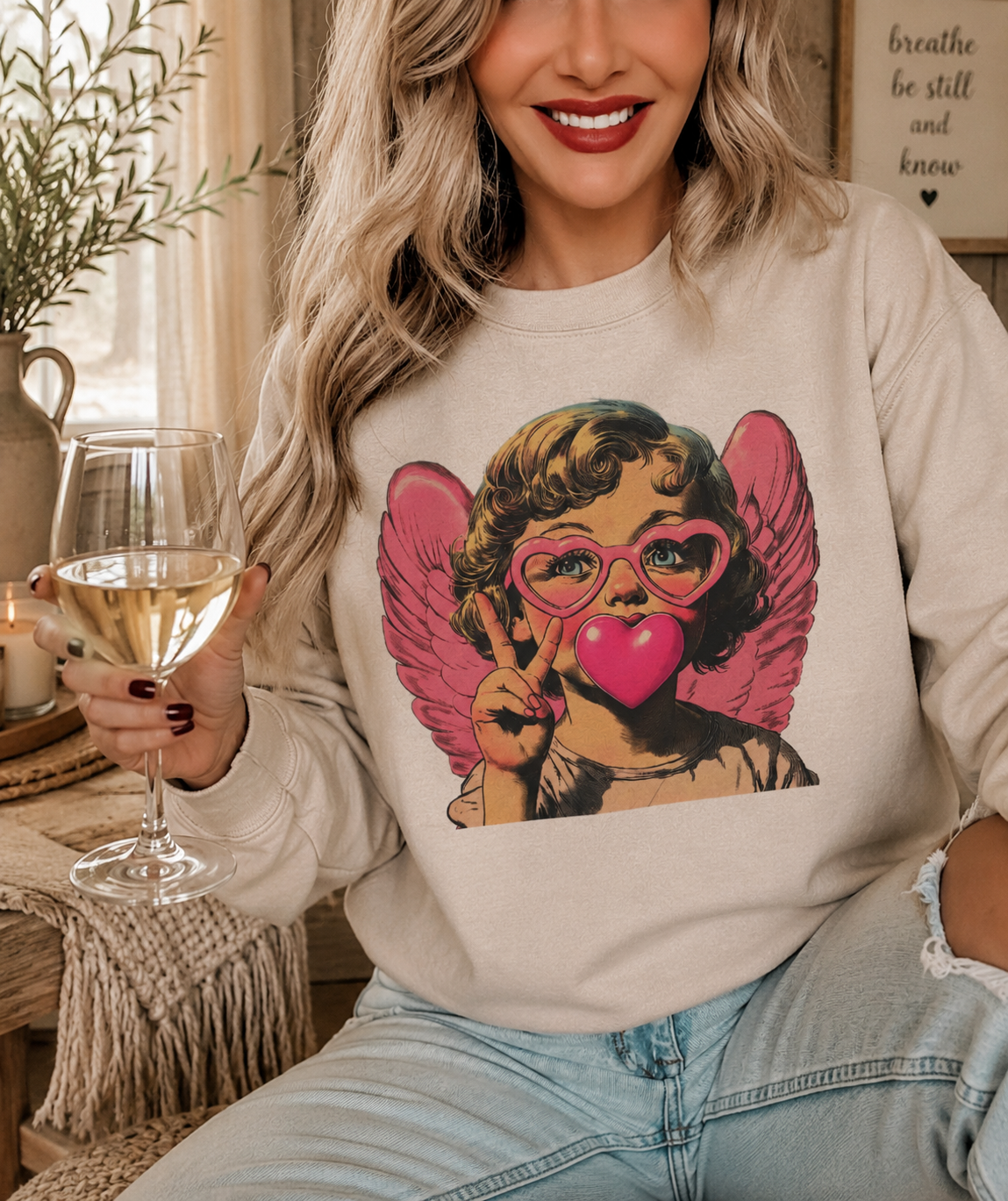 Bubblegum Cupid Sweater