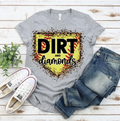 Dirt and Diamonds Softball Graphic Tee