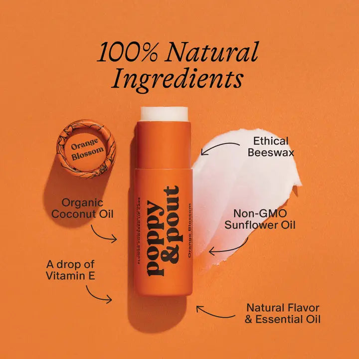 Poppy & Pout Orange Blossom Lip Care Duo